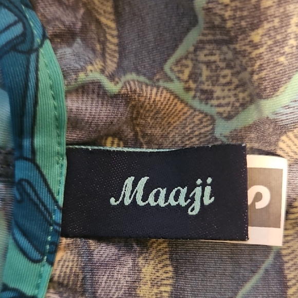 Maaji Teal and Gray Patterned Garment - Picture 7 of 8